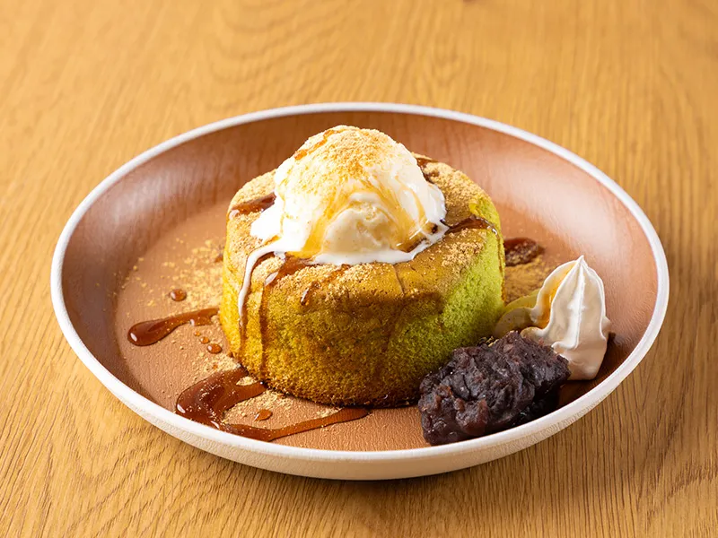 窯焼き抜茶ホットケーキ