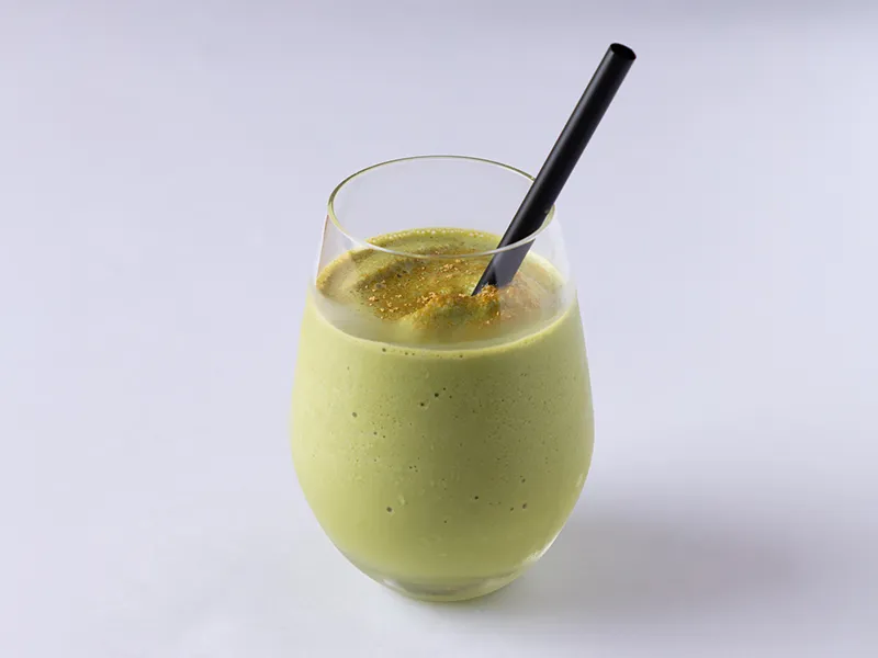 豆乳きな粉抜茶フラッペ