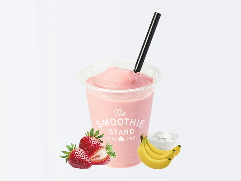 ストロベリーバナナスムージー